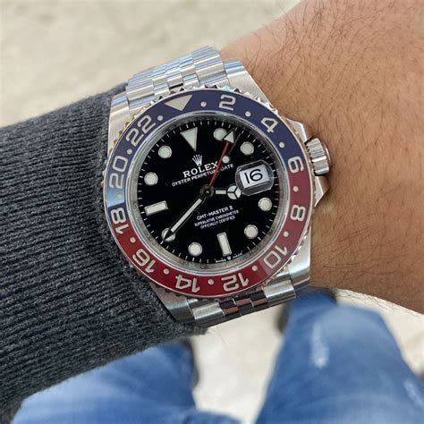 rolex ghiera rossaeblu|rolex oyster master ii.